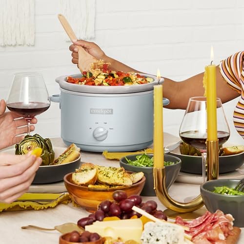4.5 Quart Manual Slow Cooker – Macaroon Blue - Curated Catalog S7