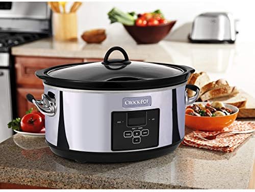 7 Quart Programmable Slow Cooker – Polished Platinum - Curated Catalog A5
