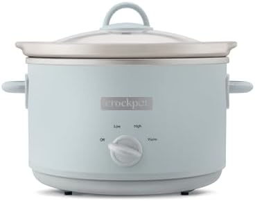 4.5 Quart Manual Slow Cooker – Macaroon Blue - Curated Catalog S7