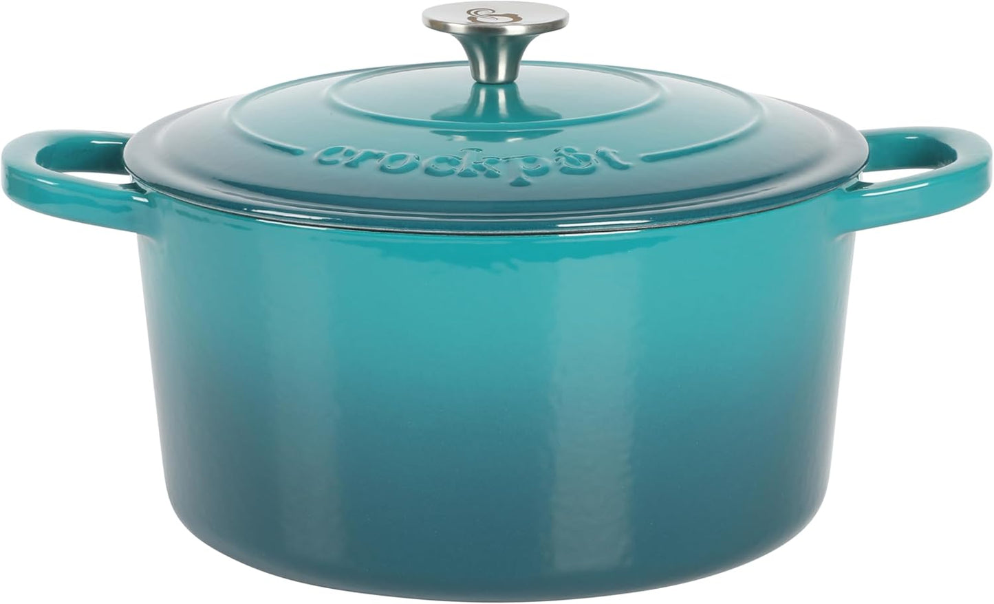 3 Quart Enameled Cast Iron Dutch Oven – Aqua - Curated Catalog N4