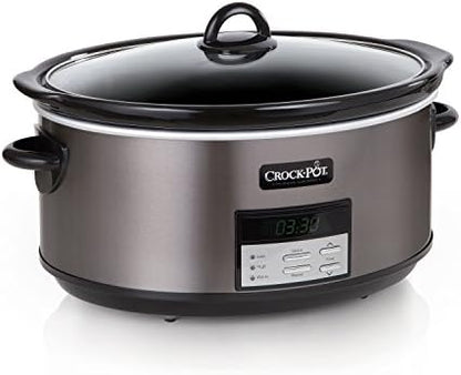 8 Quart Programmable Slow Cooker with Auto Warm - Curated Catalog T9