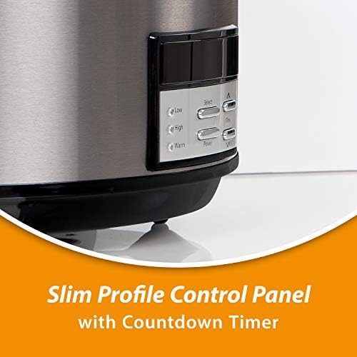 8 Quart Programmable Slow Cooker with Auto Warm - Curated Catalog T9