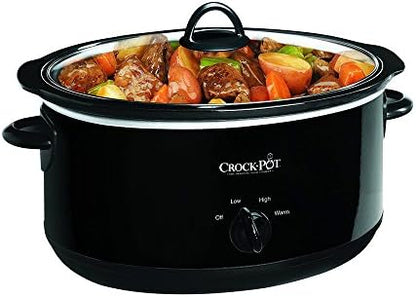 8 Quart Manual Slow Cooker – Black - Curated Catalog D8