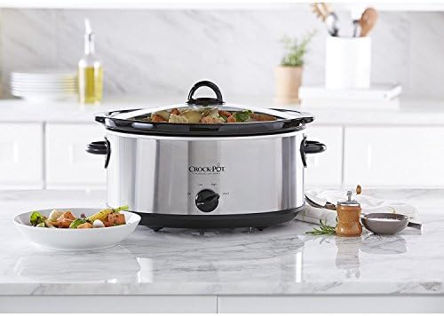 7 Quart Oval Manual Slow Cooker – Stainless Steel - Curated Catalog V4