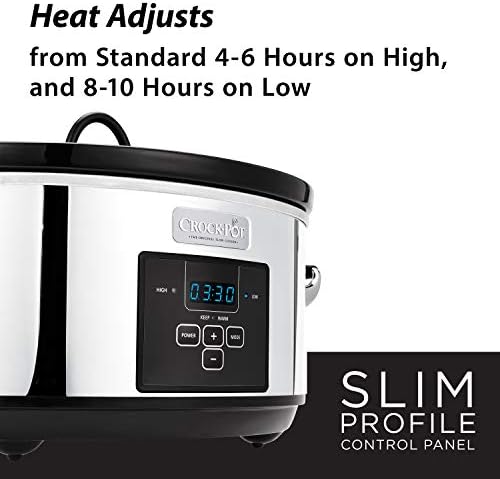 7 Quart Programmable Slow Cooker – Polished Platinum - Curated Catalog A5