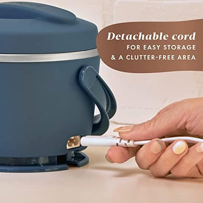Electric Lunch Box Food Warmer 20oz – Faded Blue - Curated Catalog H4
