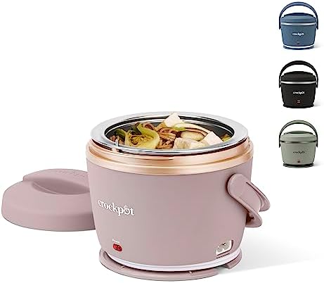 Electric Lunch Box Food Warmer 20oz – Blush Pink - Curated Catalog A9