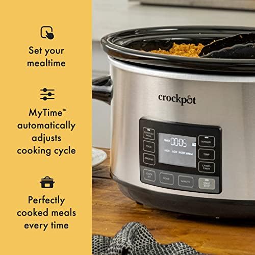 7 Quart Portable Programmable Slow Cooker with Timer - Curated Catalog O8