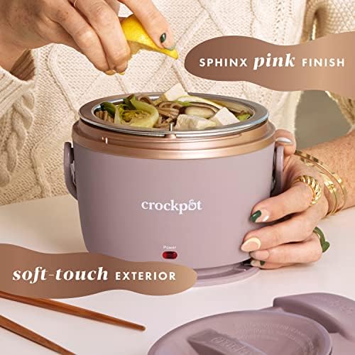 Electric Lunch Box Food Warmer 20oz – Blush Pink - Curated Catalog A9
