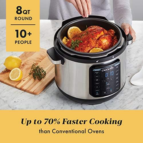 8 Quart Express Crock Multi-Use Pressure Cooker - Curated Catalog S0