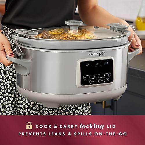 7 Quart Programmable Cook & Carry Slow Cooker - Curated Catalog D4