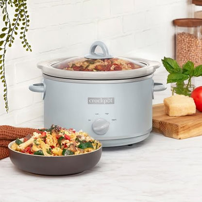 4.5 Quart Manual Slow Cooker – Macaroon Blue - Curated Catalog S7