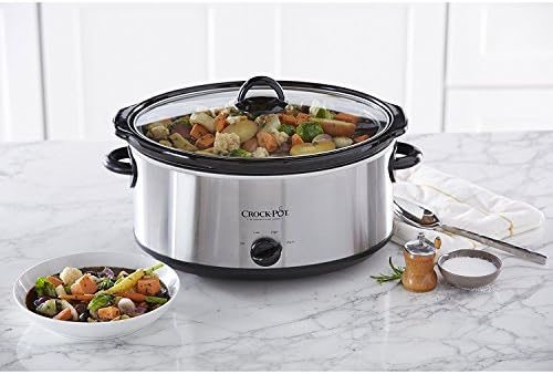 7 Quart Oval Manual Slow Cooker – Stainless Steel - Curated Catalog V4