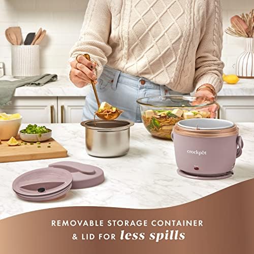 Electric Lunch Box Food Warmer 20oz – Blush Pink - Curated Catalog A9
