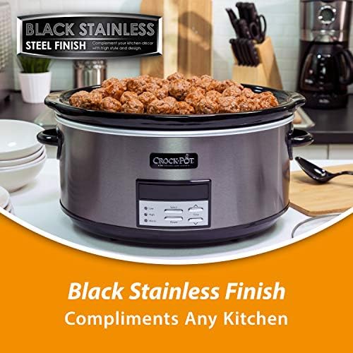 8 Quart Programmable Slow Cooker with Auto Warm - Curated Catalog T9
