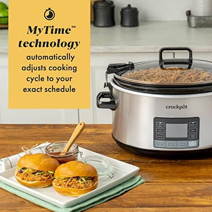7 Quart Portable Programmable Slow Cooker with Timer - Curated Catalog O8