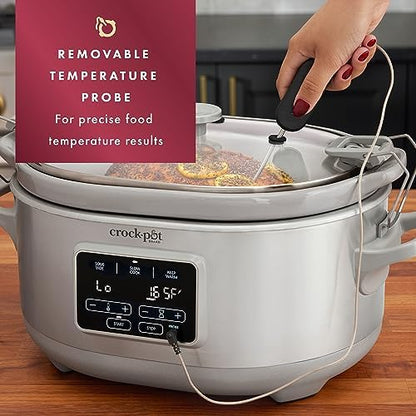 7 Quart Programmable Cook & Carry Slow Cooker - Curated Catalog D4