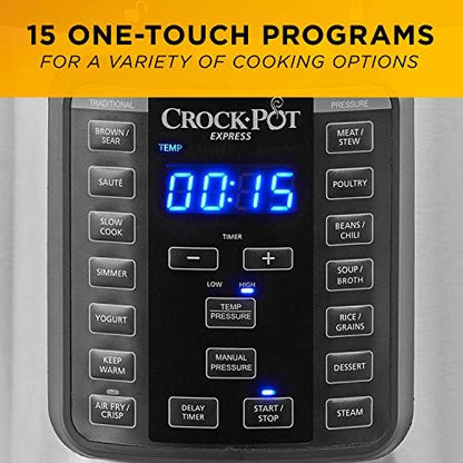 Express Crisp 8 Quart 10-in-1 Pressure Cooker - Curated Catalog Y3