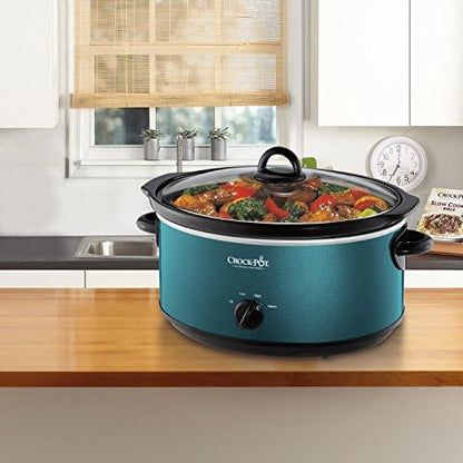 7 Quart Manual Slow Cooker – Turquoise - Curated Catalog X2