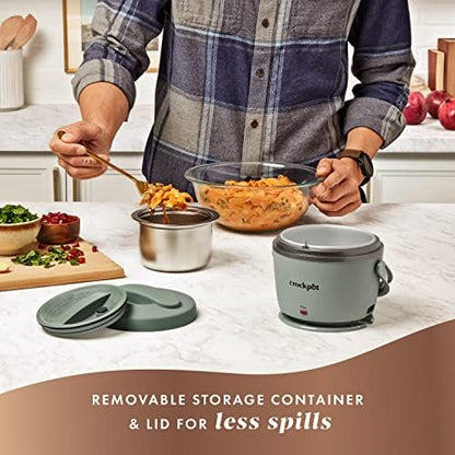 Portable Electric Lunch Box Food Warmer – Green - Curated Catalog F3