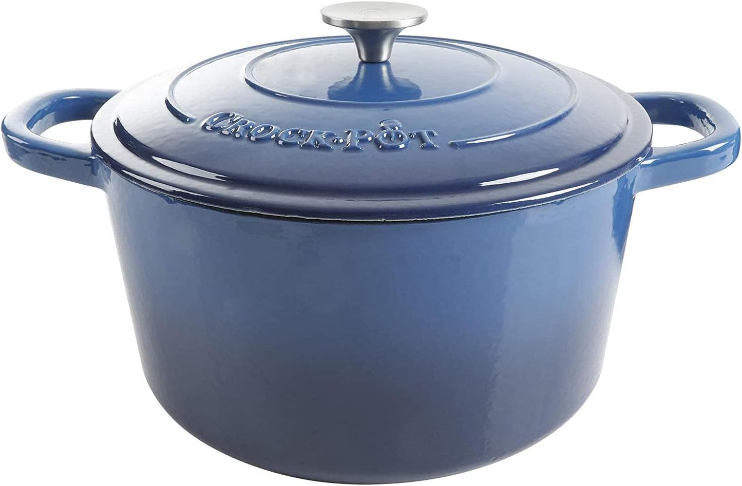3 Quart Enameled Cast Iron Dutch Oven – Aqua - Curated Catalog S5