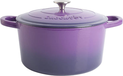3 Quart Enameled Cast Iron Dutch Oven – Aqua - Curated Catalog S5