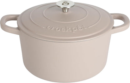 3 Quart Enameled Cast Iron Dutch Oven – Aqua - Curated Catalog S5