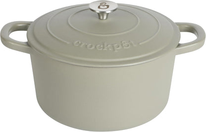 3 Quart Enameled Cast Iron Dutch Oven – Aqua - Curated Catalog S5