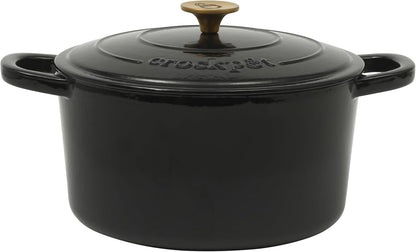 3 Quart Enameled Cast Iron Dutch Oven – Aqua - Curated Catalog S5