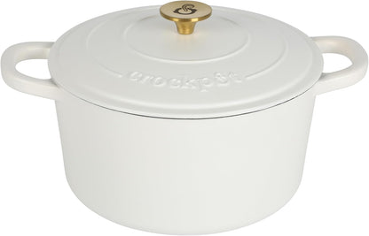 3 Quart Enameled Cast Iron Dutch Oven – Aqua - Curated Catalog S5