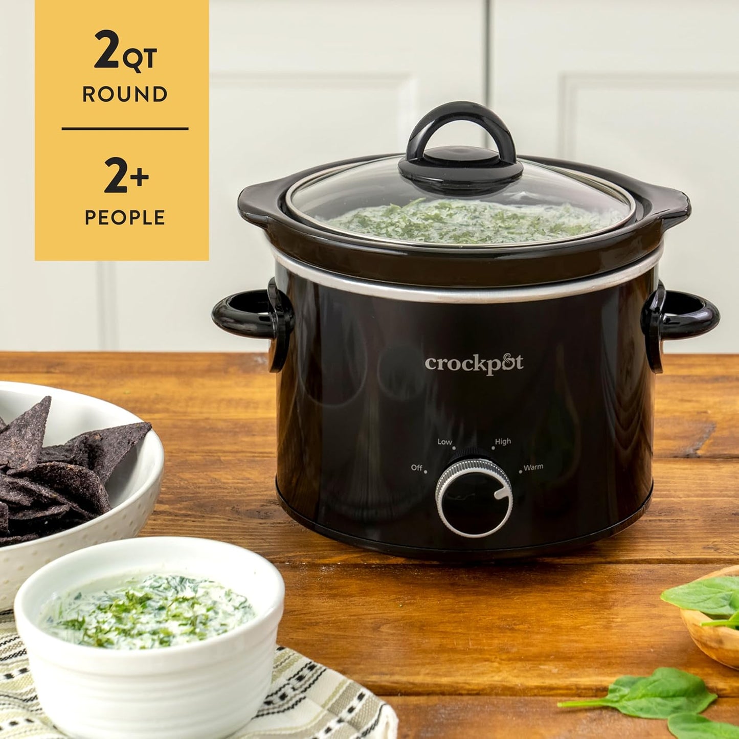 2 Quart Mini Slow Cooker – Classic Compact Cooker - Curated Catalog J3