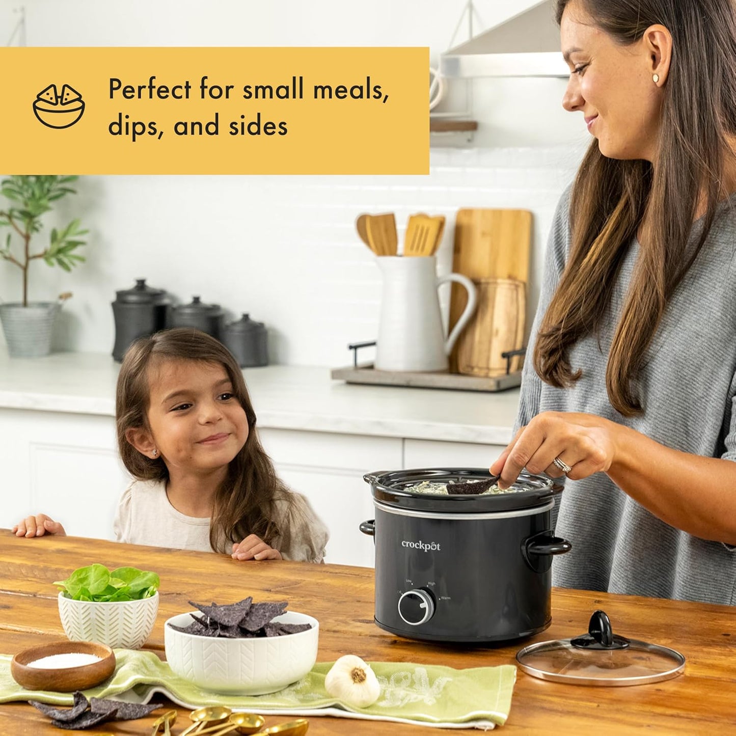 2 Quart Mini Slow Cooker – Classic Compact Cooker - Curated Catalog J3